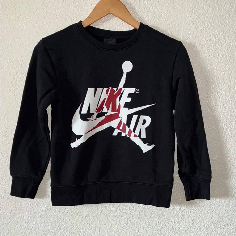 Jordan Black Sweatshirt Iconic Design